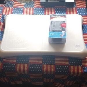 White Wii Balance Board With Power Play For Wii